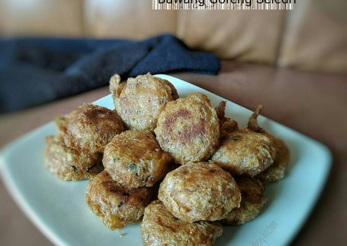 Perkedel Kentang Bawang Goreng Seledri