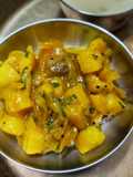 Kathyawadi Dungri Bateta Nu Shaak (Potato Onion Curry) !!