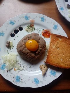 Tatár-beefsteak recept fotója