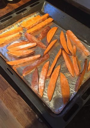 A picture of Spicy Sweet Potato Fries.