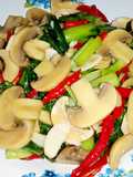 Tumis Jamur Sawi Pahit (Organik)
