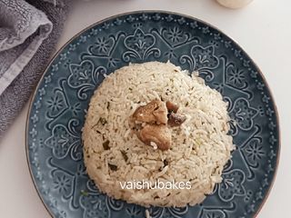 Straw Mushroom and Soya Pulao