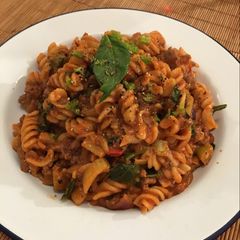 A picture of 30min venison and fennel ragu 🇮🇹.