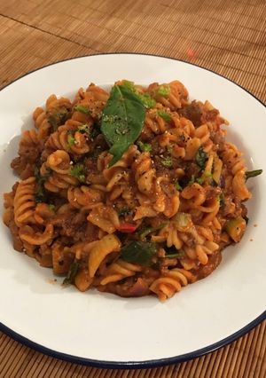 A picture of 30min venison and fennel ragu 🇮🇹.