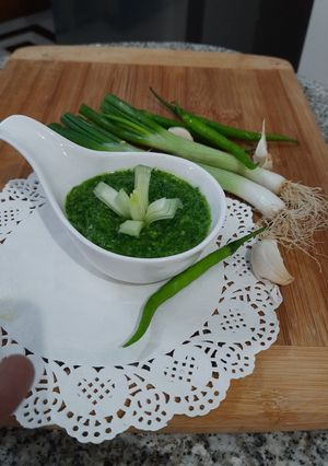 A picture of Hari Bhari Chutney.