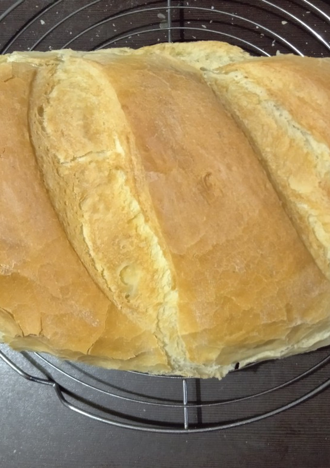Kovász nélküli (élesztős) kenyér recept fotója