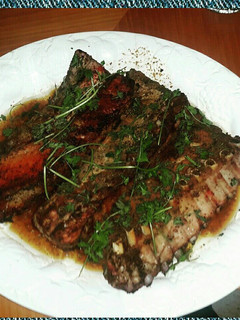 Una foto de Tiras de chuletas al horno