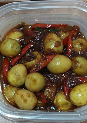 Foto resep Telur Puyuh Kecap Pedas