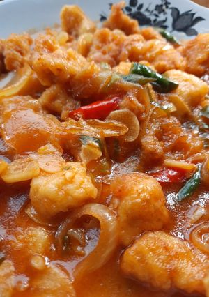 Foto resep Ayam popcron asam manis