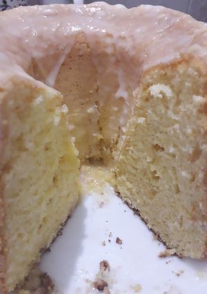 Una foto de Budín de naranja y limón
