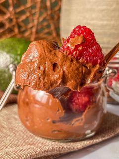 Una foto de Mousse de chocolate exprés 3 ingredientes