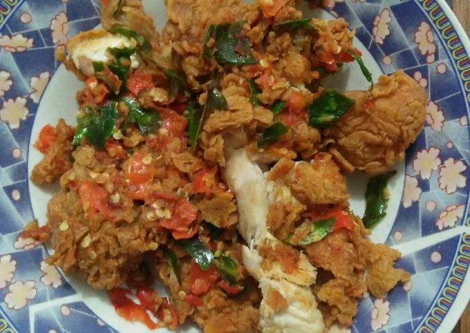 Ayam Geprek Daun Jeruk