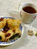 FRYday Samosa stuffed with Mushrooms and Kale