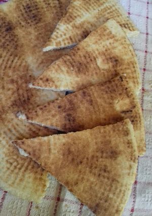 صورة لوصفة كسرة رخسيس بالزبدة