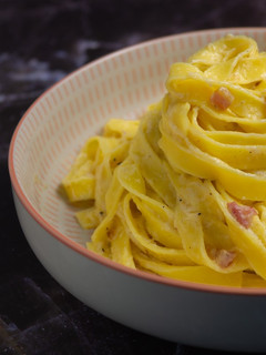Una foto de Carbonara original