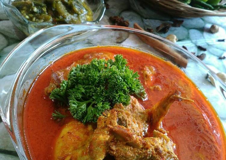 Bumbu meracik Gulai Ayam Padang yang Sempurna