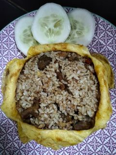 Foto resep Nasi goreng rendang