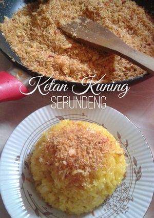 Foto resep Ketan Kuning Serundeng