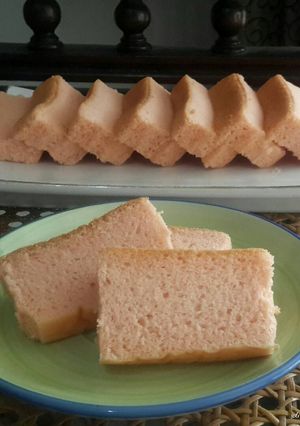 Foto resep Ogura Cake super moist + bouncy (no mixer)
