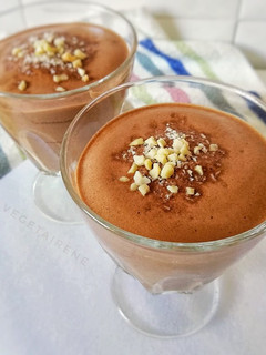 Una foto de Mousse de chocolate vegana