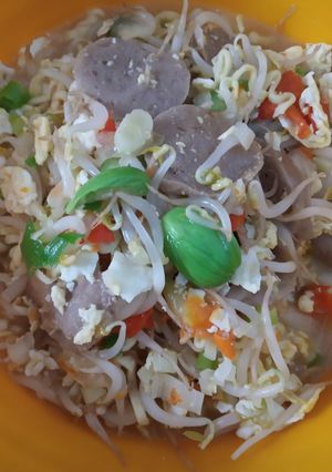 Foto resep Mie orak arik Pete Bakso