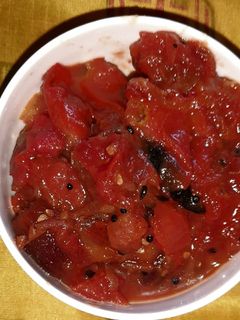 টমেটো খেজুরের চাটনি(tomato khejurer Chatni recipe in Bengali) রেসিপির প্রধান ছবি