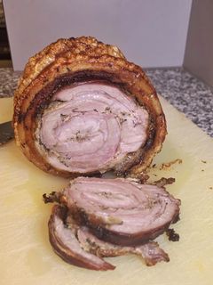 A picture of Porchetta.