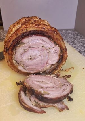 A picture of Porchetta.