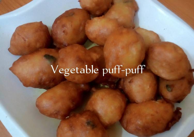 Easiest Way to Prepare Homemade Vegetables Puff-puff | Easy Recipe For Collage Students