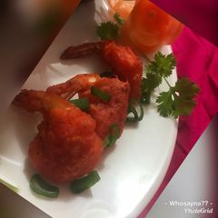 A picture of Whosayna’s Popcorn Prawns.
