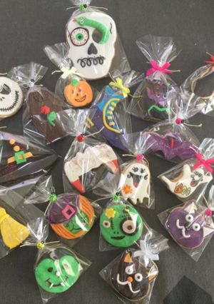 Foto principal de Galletas de mantequilla 🍪 decoradas con fondant para 👻 Halloween 🎃
