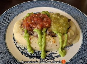 Una foto de Papa rellena de carne🌺