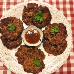 Chapli kabab A picture of Chapli kabab.
