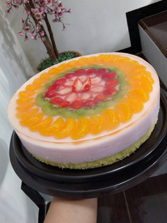 Foto resep Strawberry Orange Pudding Cake