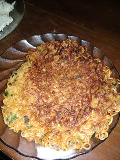 Foto resep Omelet (mie+telor)