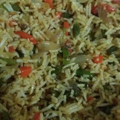 A picture of Veg biryani.
