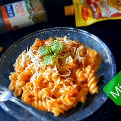 A picture of Fusilli pasta.