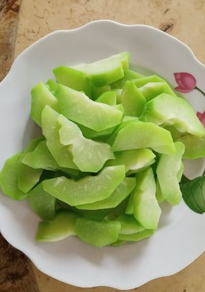 Hình của món Su su luộc.