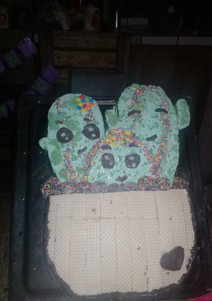 Una foto de Torta de cumpleaños (cactus)!!!