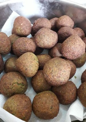 A picture of Homemade Felafel.