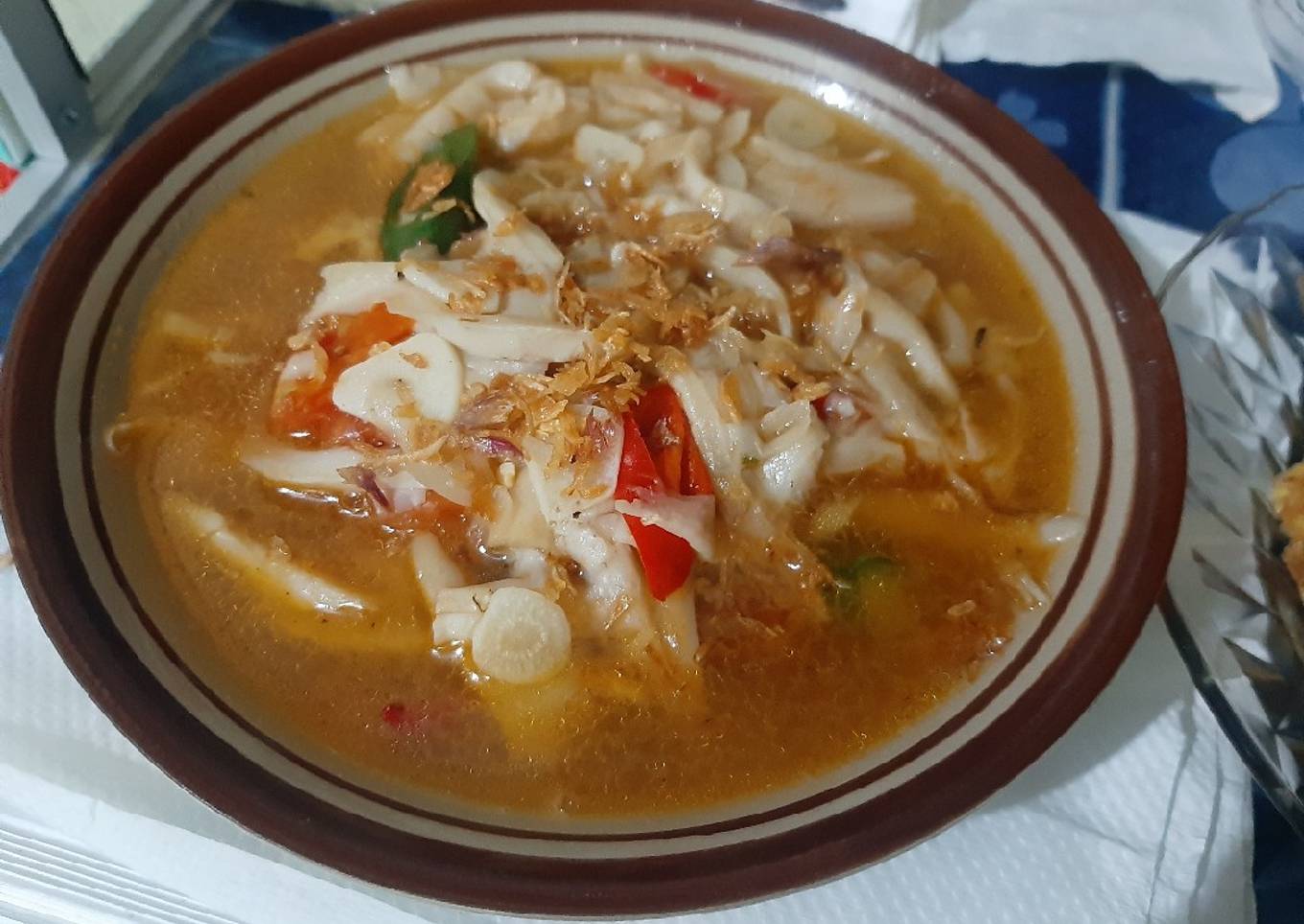 Tumis jamur berkuah