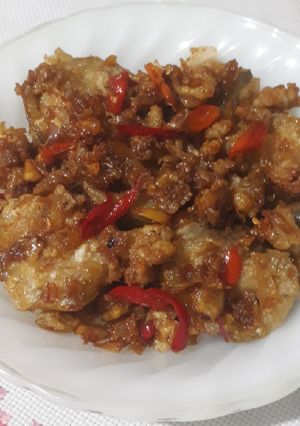 Foto resep #317.🍆🥚Terong Krispi Kremesan Lezat