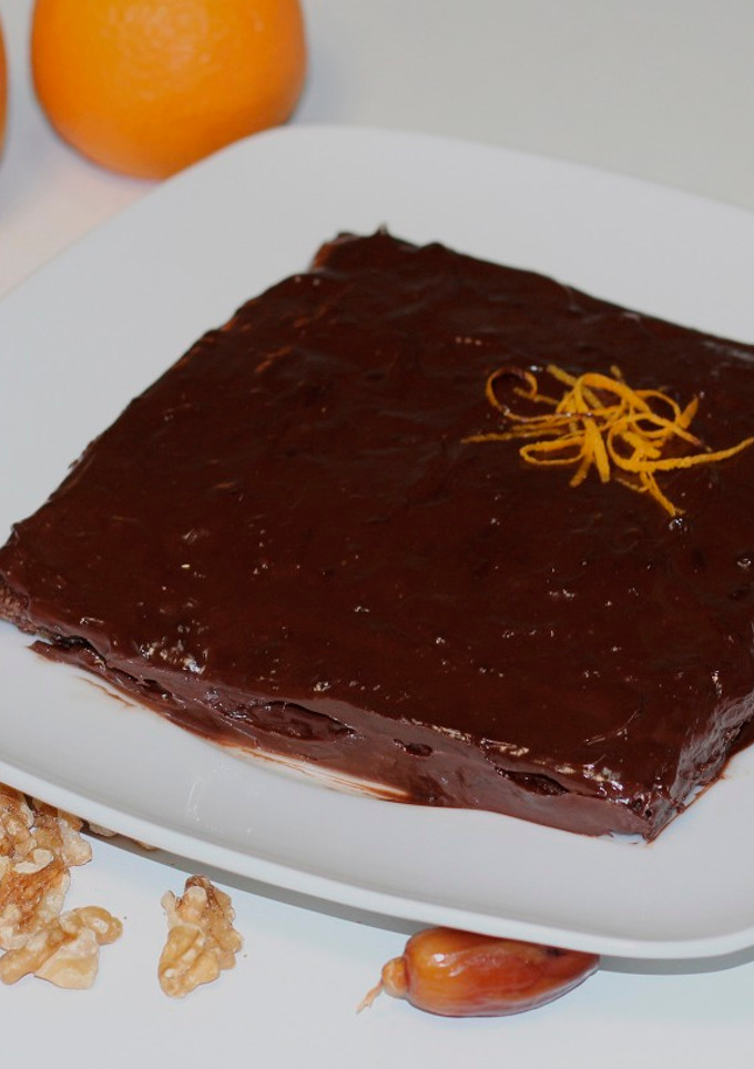 Una foto de Tarta placer vegano