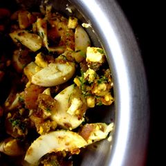 A picture of Boiled Egg Spicy Mix - Boiled Egg Bhurji.