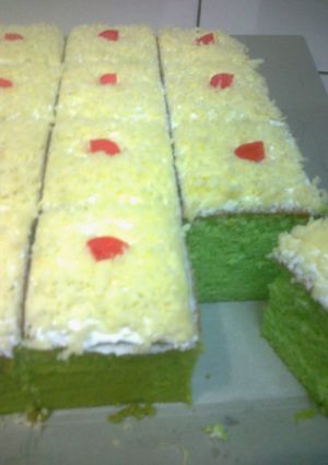 Foto resep Bolu pandan irit telur & no obat2tan tapi gendut.. hihi ^_^