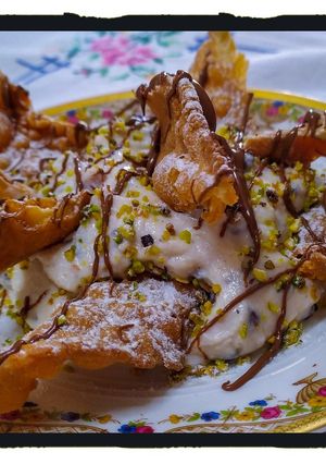 A picture of Deconstructed Cannoli.