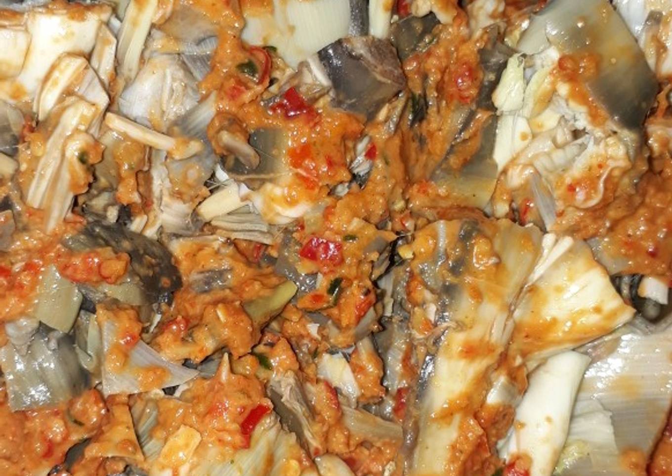 Sambal Pecel Jantung Pisang