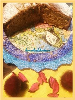عکسی از دستور کیک کدو حلوایی