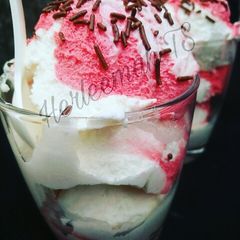 A picture of Home made ice cream.