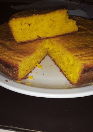 Una foto de Budín de naranja en licuadora